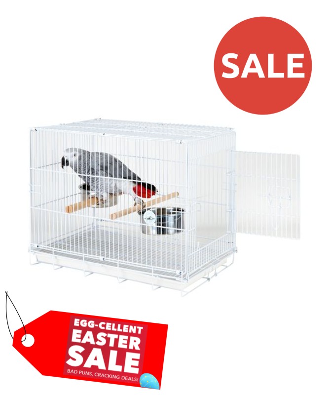 Parrot travel best sale cage african grey